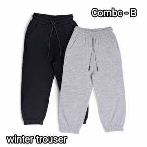 winter trouser, fleece trouser, one side brush trouser,