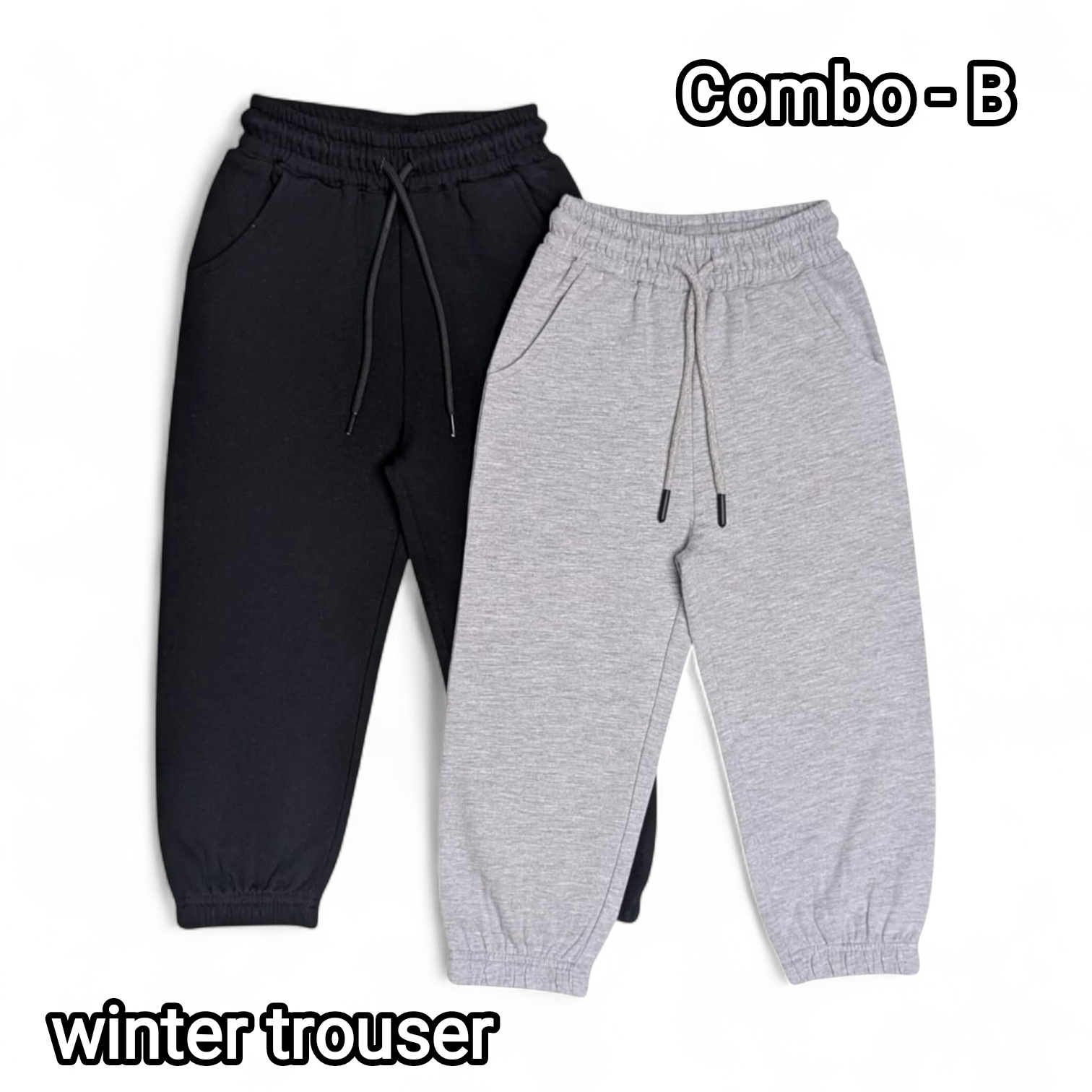 winter trouser, fleece trouser, one side brush trouser,