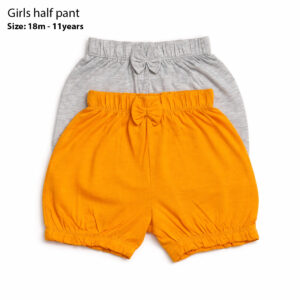 Girls regular half pant