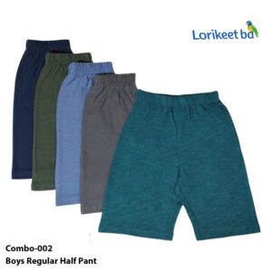 Boys half pant combi-002