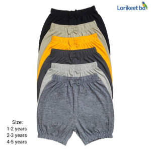 Girls Regular Half Pant 6 pcs Combo ( Size 1y to 5y)